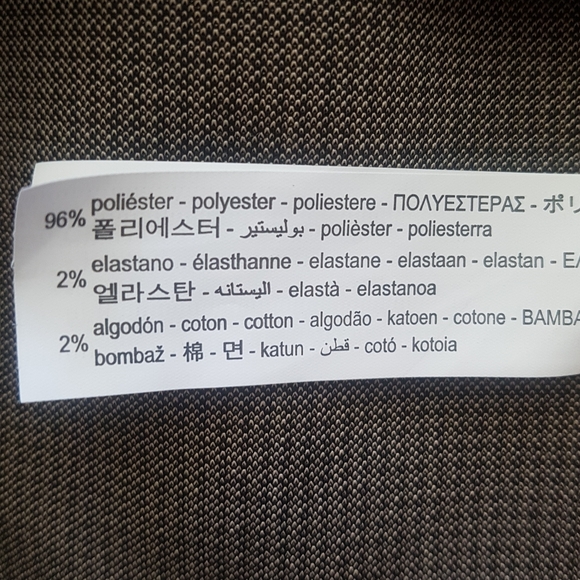 ZARA Houndstooth Plaid Long Sleeve Top - Picture 10 of 12